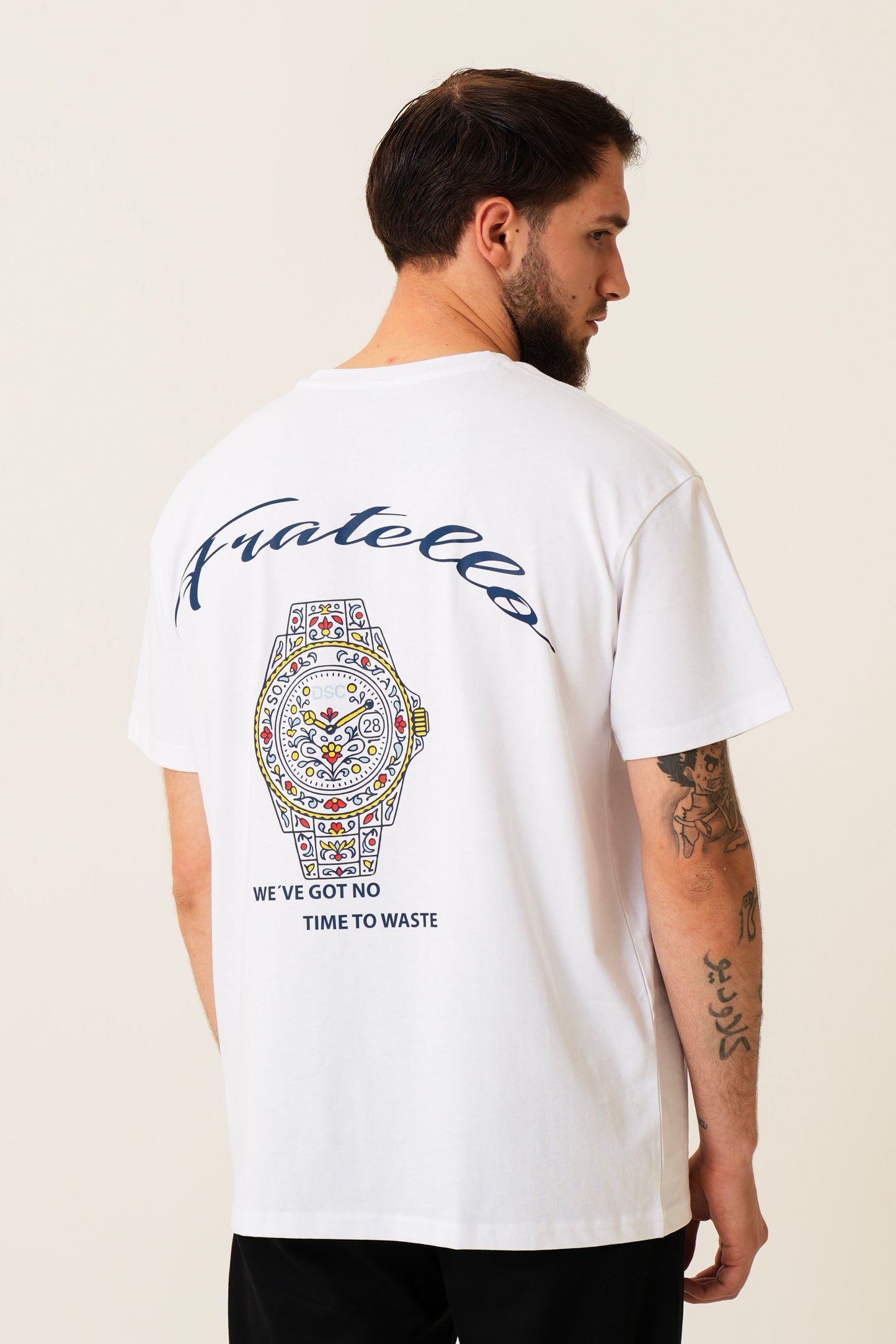 FRATELLO "NO TIME" Oversized Tee