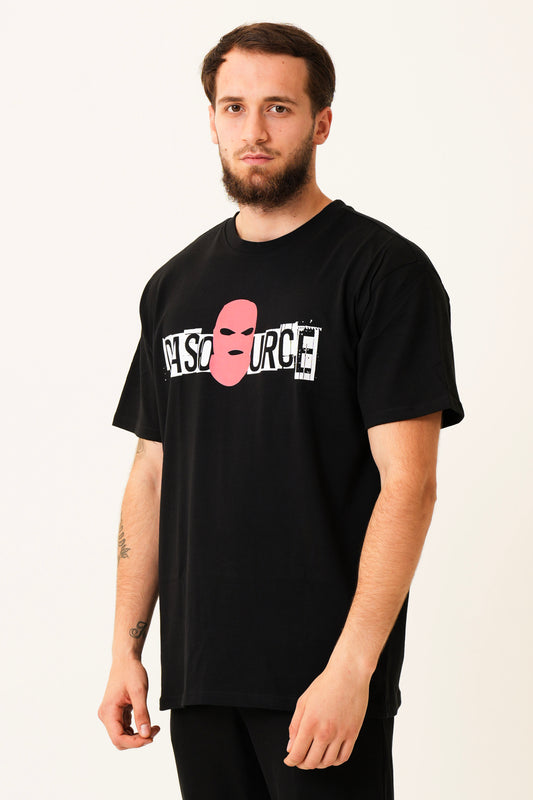 Dasource Rebel tshirt in schwarz