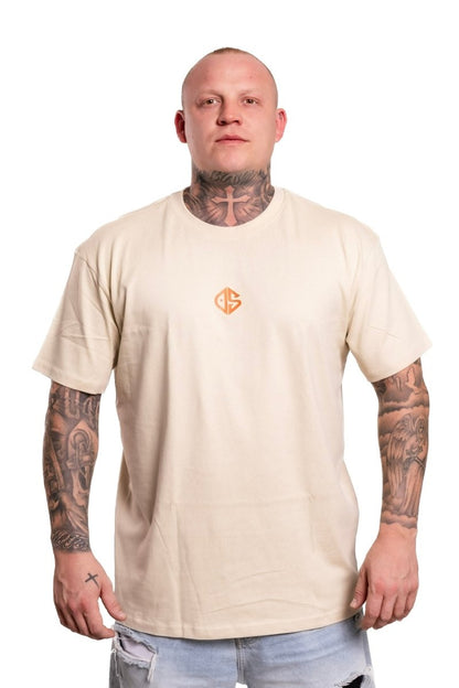 "ONE LIFE" ORANGE Oversized 240g Shirt - dasourceclo.com