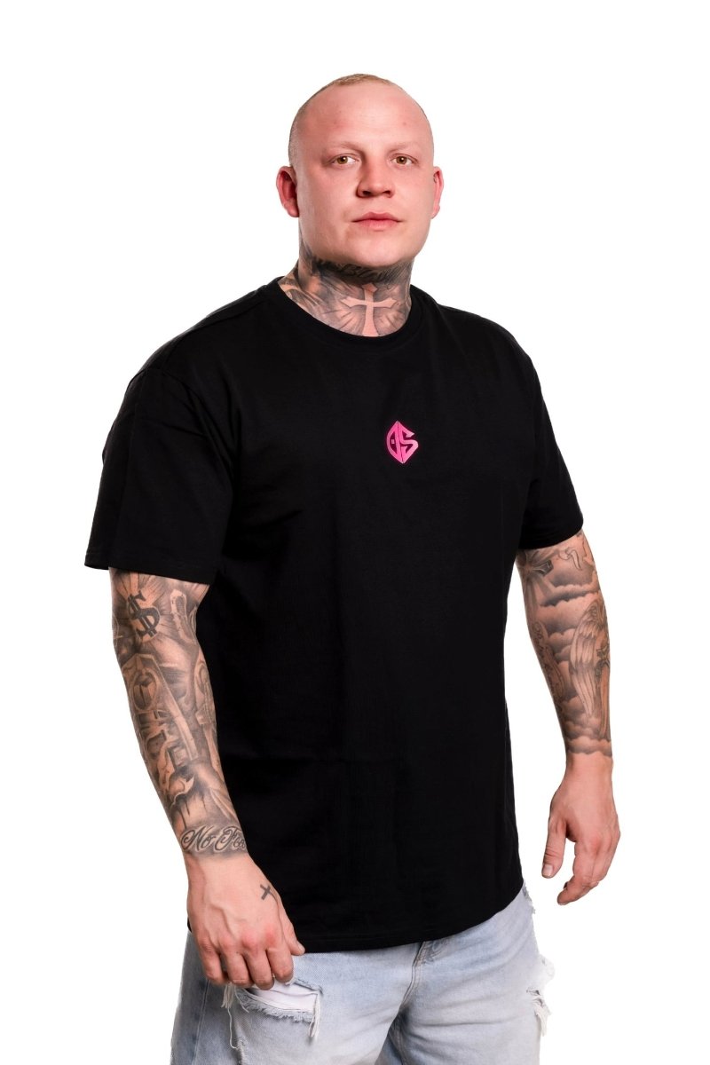 "ONE LIFE" PINK Oversized 240g Shirt - dasourceclo.com